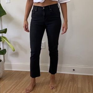 Old Navy slim straight black jeans